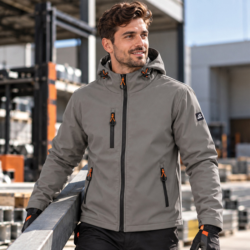 Chaqueta softshell de invierno GRIN ICE BWOLF